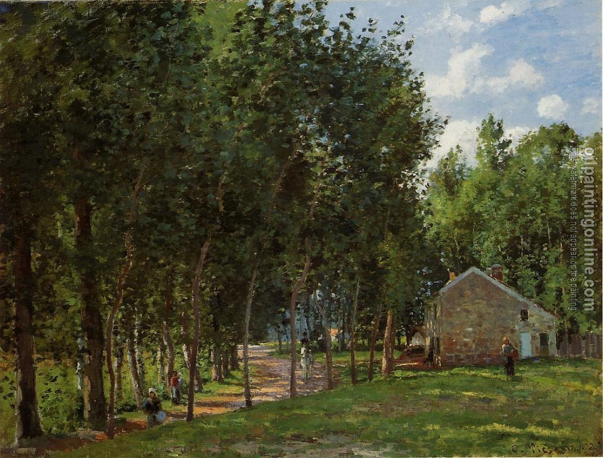 Pissarro, Camille - The House in the Forest